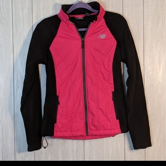 New Balance Fleece Quilted Full Zip Jacket EUC SZ S - Picture 4 of 4